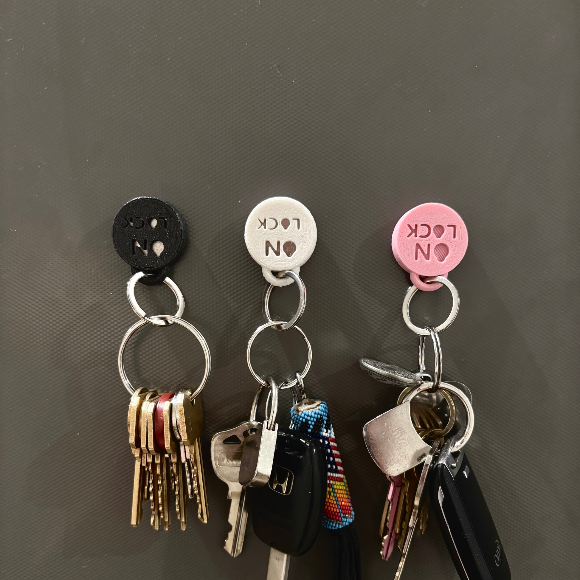 Hang your keys in the most convenient places